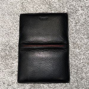 Hammitt 40 West Magnetic Billfold Leather Wallet Black